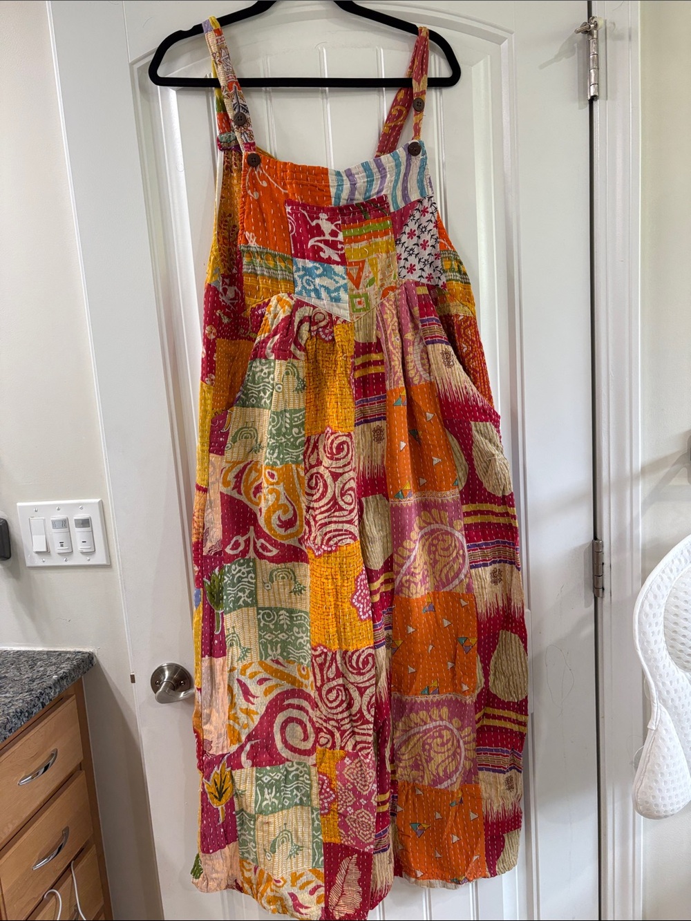 NWOT Artisan Made Kantha jumpsuit